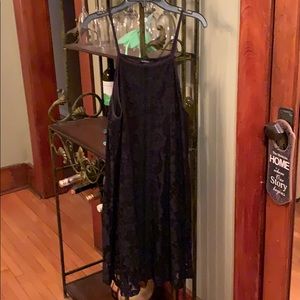 Charlotte Russe black lace dress L